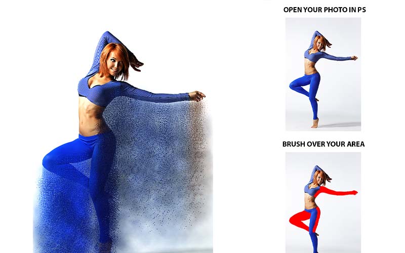 Sand Dispersion - Best Photoshop Actions