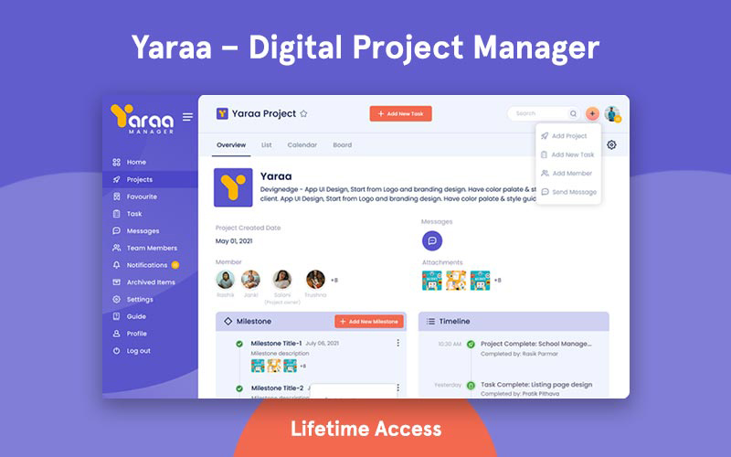 Cover image for Yaraa - Digital Project Manager