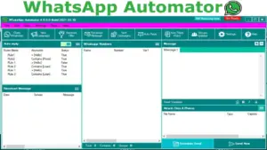 Dashboard UI - Whatsapp Marketing. whatsapp marketing automation