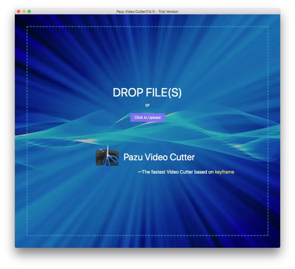 Pazu Video Cutter Step 1