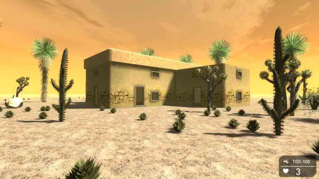 House in Desert