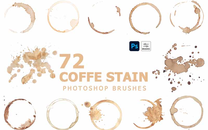 coffee stain ps brushes