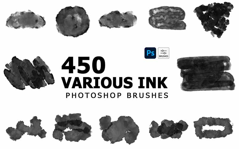 ink brushes banner