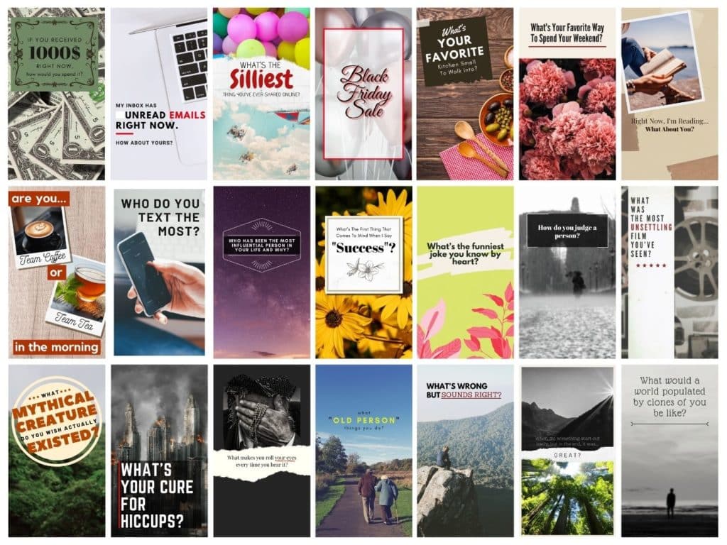 Instagram story templates , instagram grid template, canva instagram post template psd