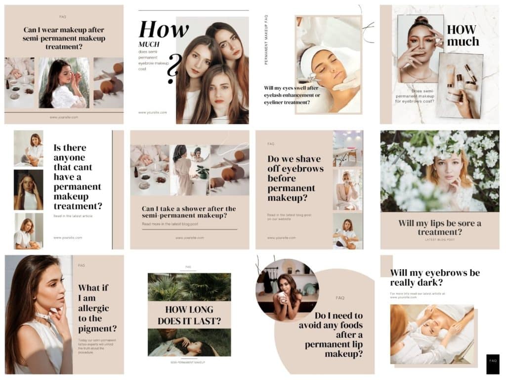 Facebook Post templates, facebook branding template