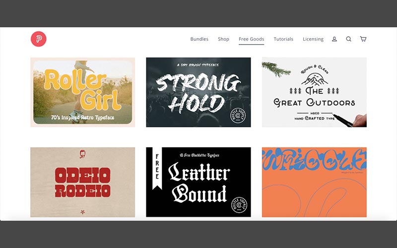 Pixel Surplus- free font website