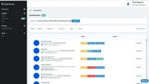Linked Booster - connection Management UI