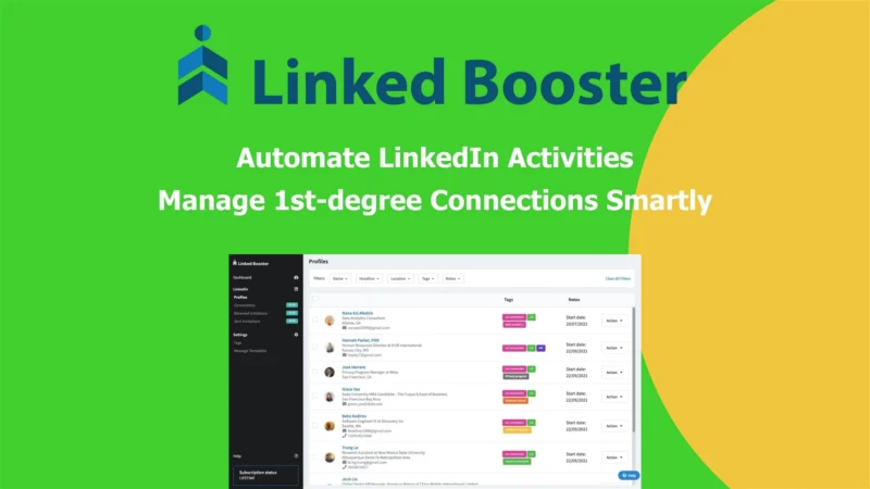 Linked Booster - Automate LinkedIn Activities