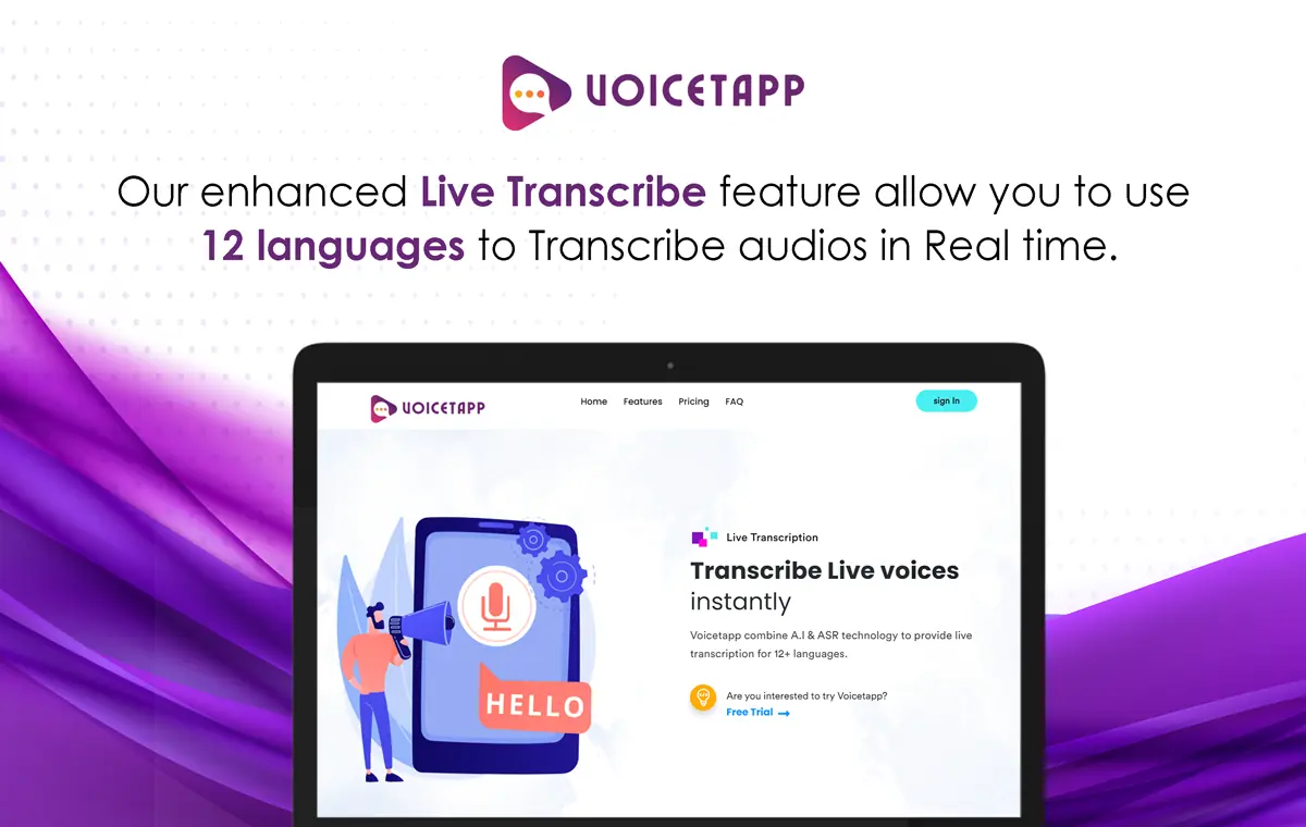 Live transcriber 