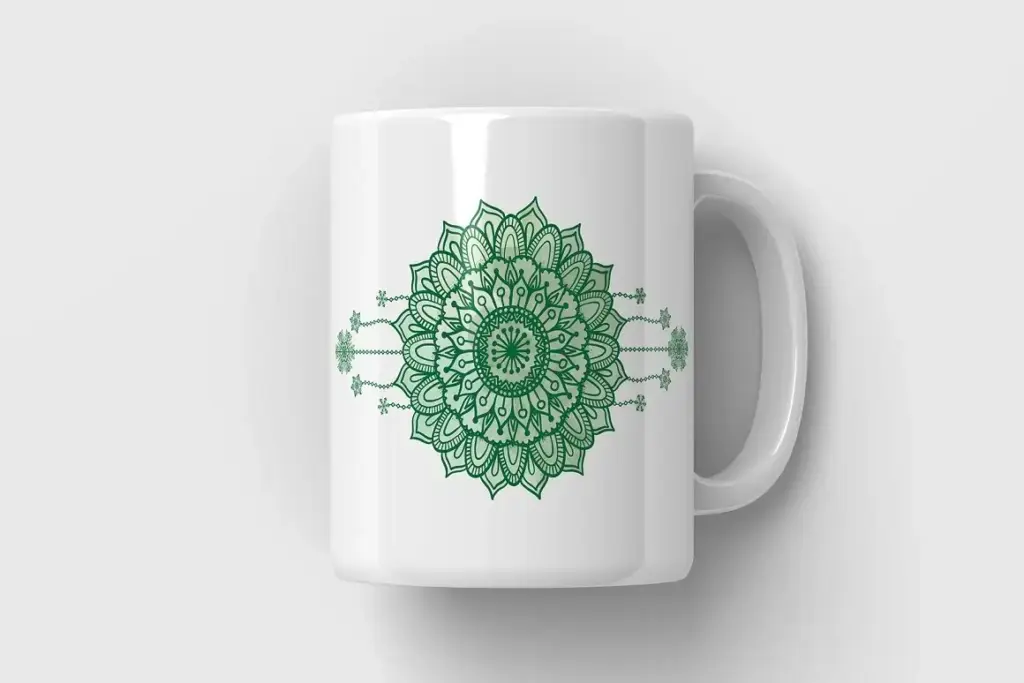 Mandala on mug