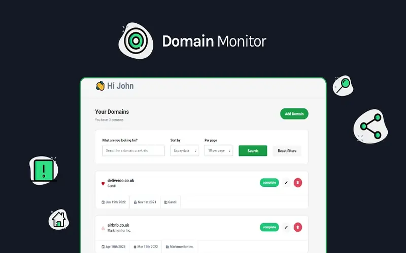 feature image of Domain Monitor - Domain Monitoring Tool
