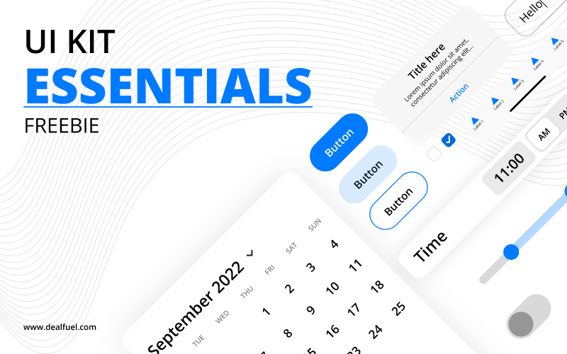 UI Kit Essentials - Free Mobile UI Kit banner