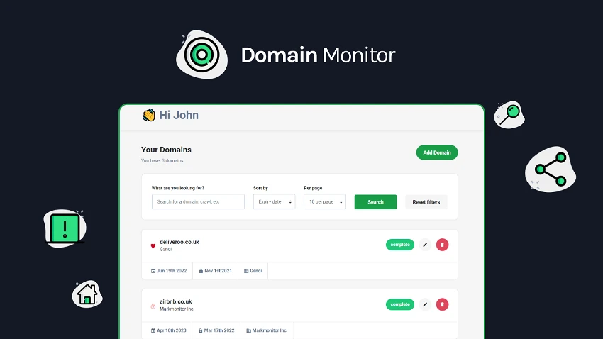 Domain Monitoring Tool Feature image