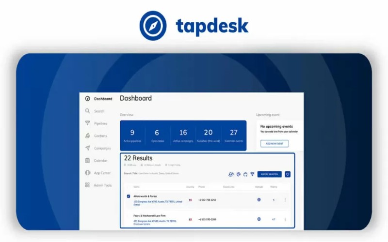 Feature image of Tapdesk