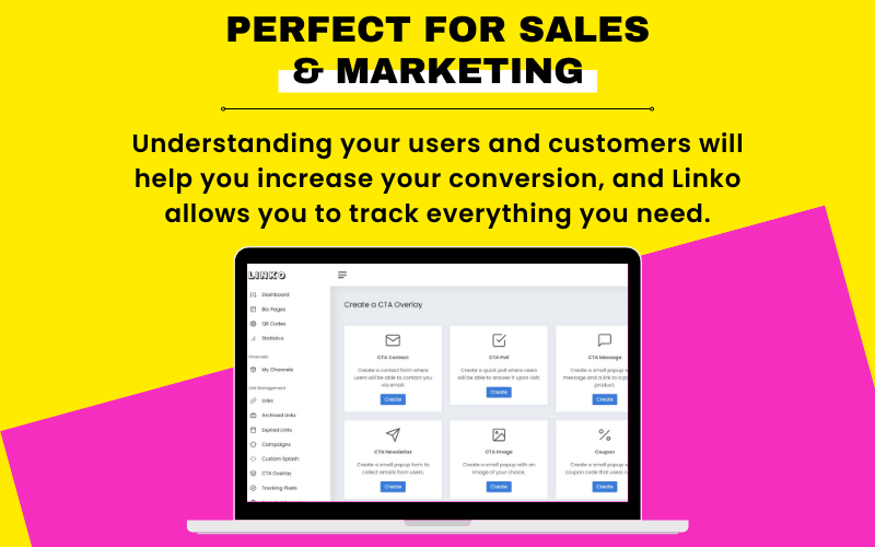 Linko Perfect for Sales & Marketing - Link Shortener