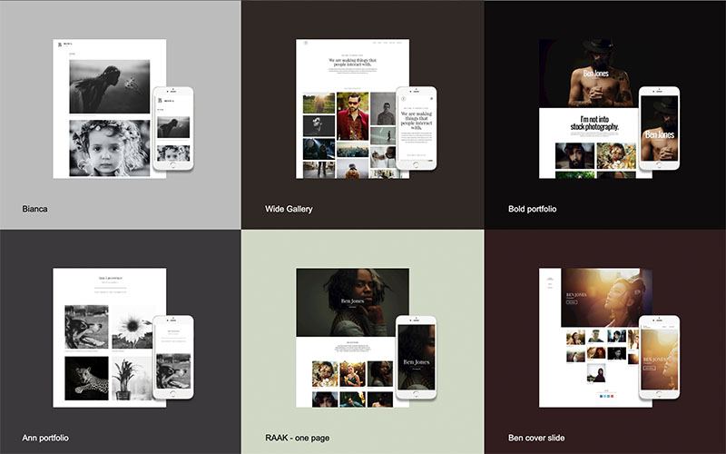 A collage of templates in Reniwn