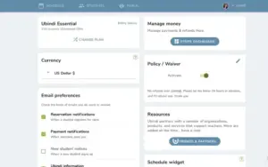 Ubindi - Online Teaching Platform dashboard user interface