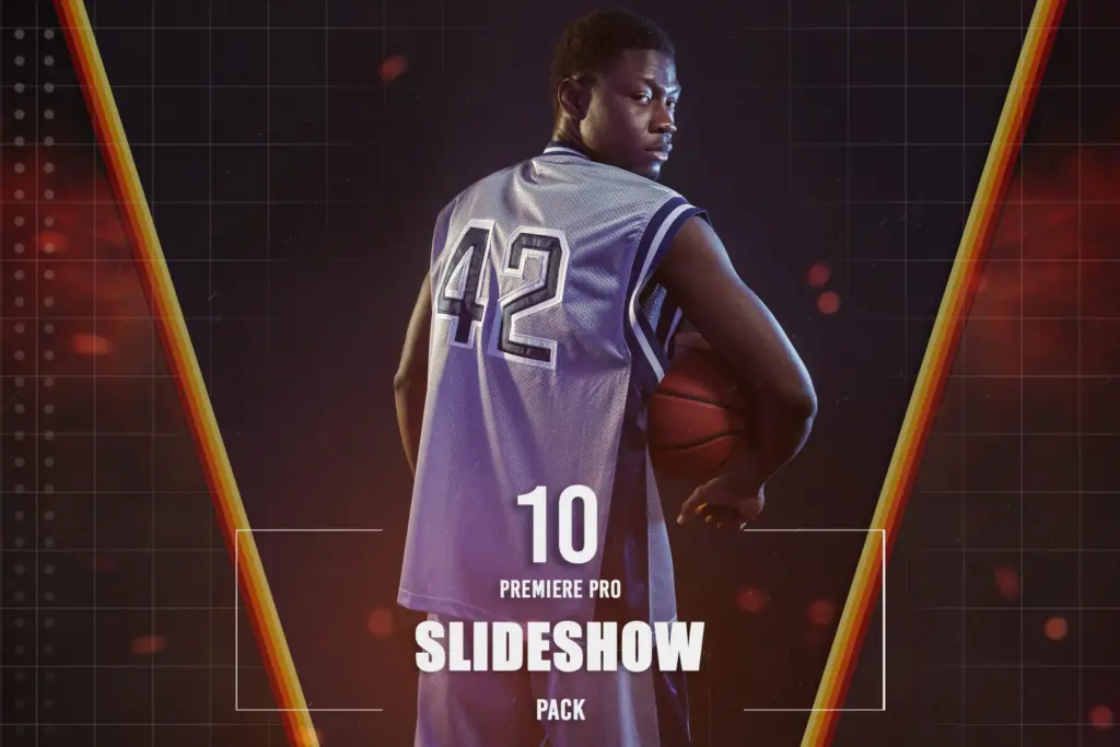 Basketball player with ball shows his skill in studio, jump in action, neon background. Professional male baller in sportswear playing sport game, tall sportsman