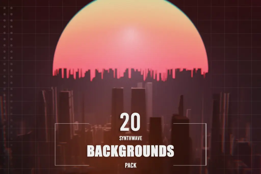 Synthwave-Backgrounds-Pack