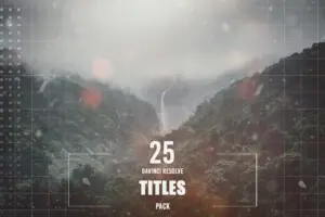 Animated Titles applied on a nature photograph