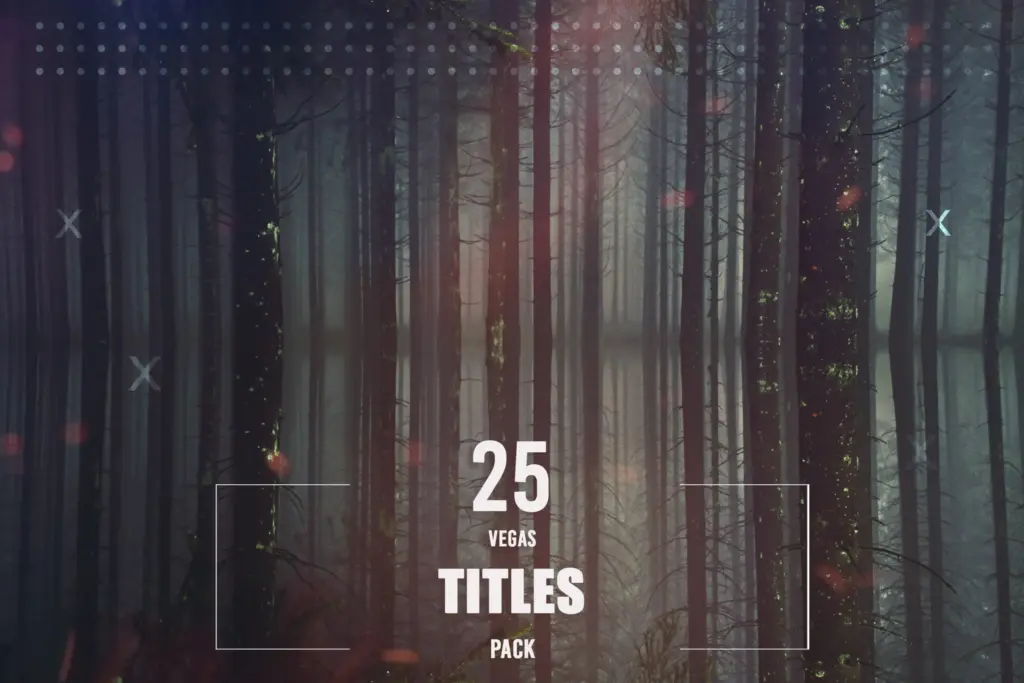 25 Vegas Animated Titles Pack