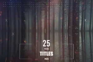 25 Vegas Animated Titles Pack