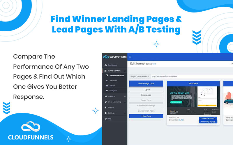 Landing Pages and A/B Testing Feature