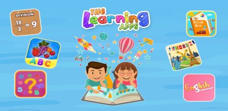 Educational Apps - Two kids enjoying their studies