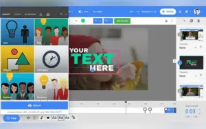 A gallery of different types of images to create instant videos