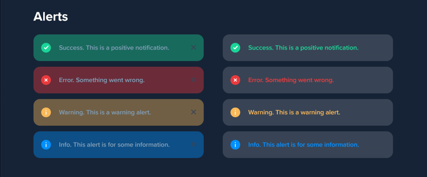 Alerts preview