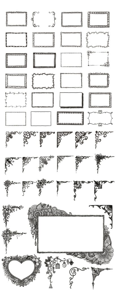 Collection of scaled frames