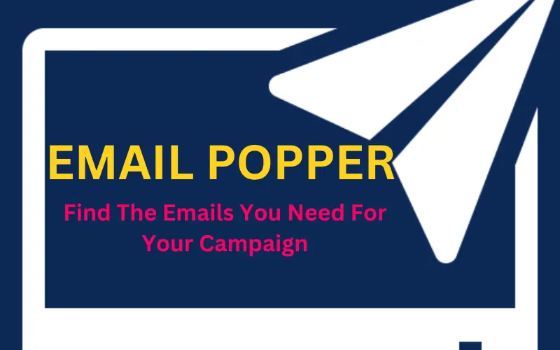 Email Popper - Email Scraping Tool Banner Image, email marketing guide