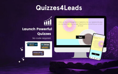 Quizzes4Leads dashboard on Desktop and mobile devices