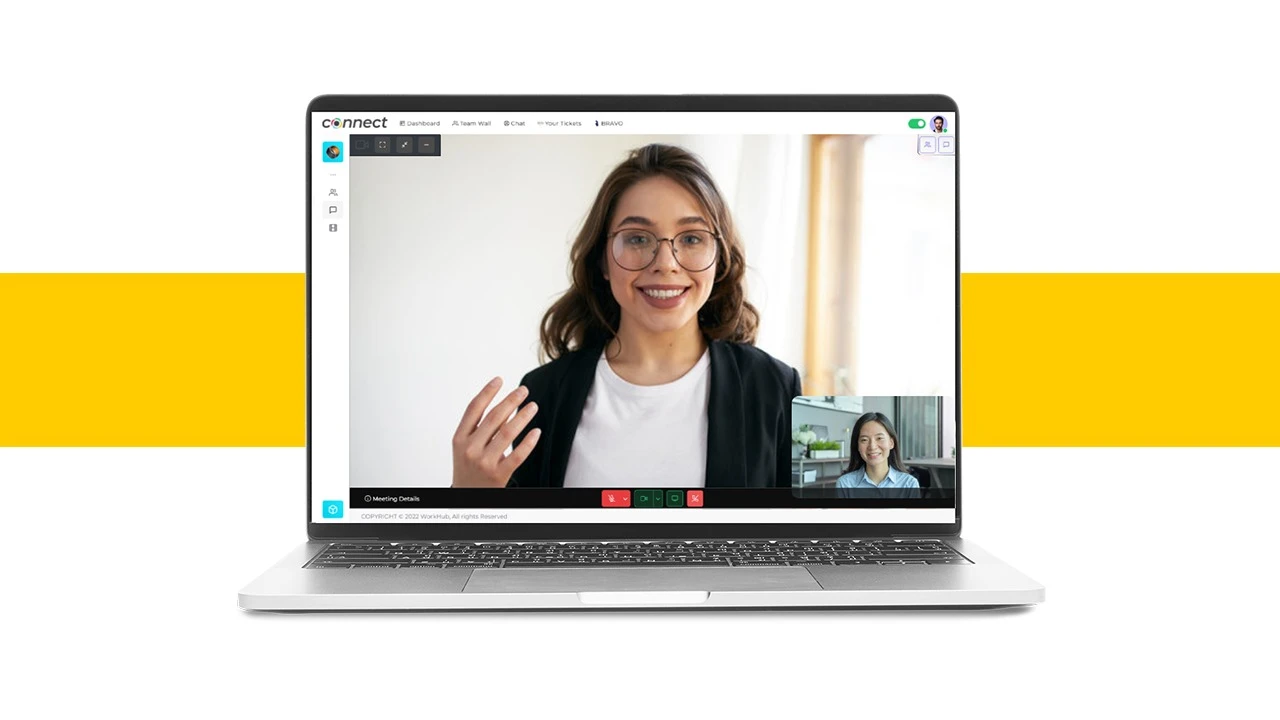 WorkHub Connect - Online meeting platform Video Calling Feature
