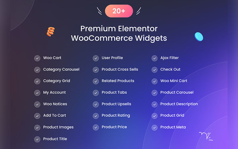 Xpro WooCommerce Widgets Feature of Xpro Elementor Addons