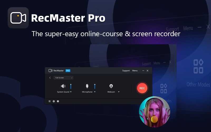 RecMaster - Online Course & Screen Recorder