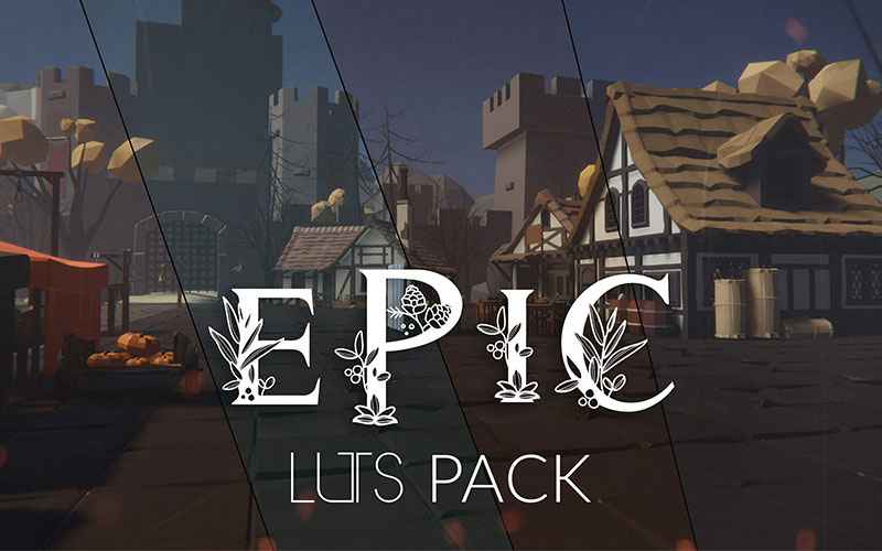 Epic LUTs pack for game development - assets for game development