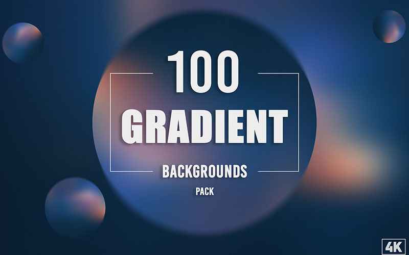 Gradient backgrounds pack used in game development