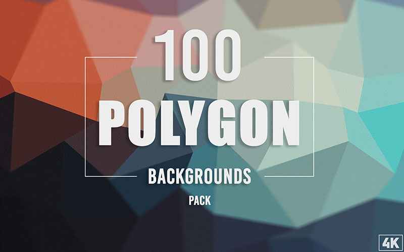 Polygon backgrounds used in development of game