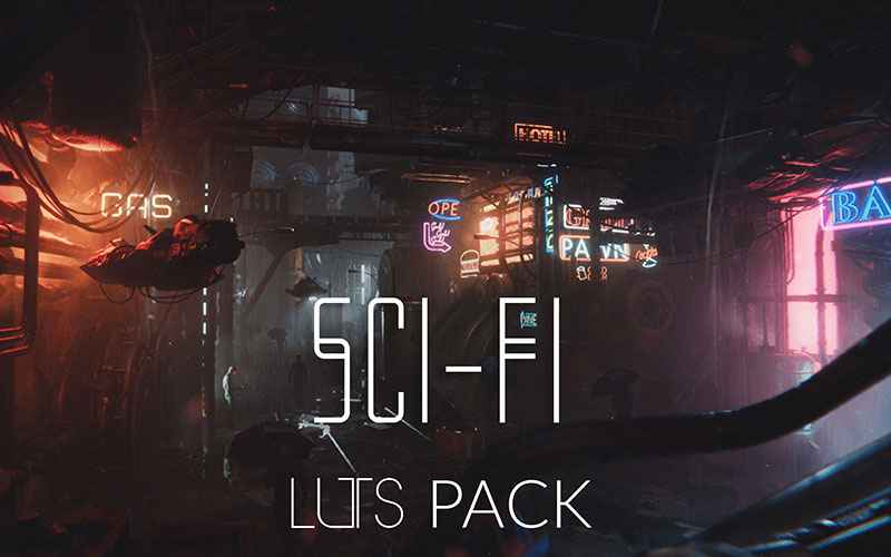 Sci-Fi LUTs in this Unity Asset Store