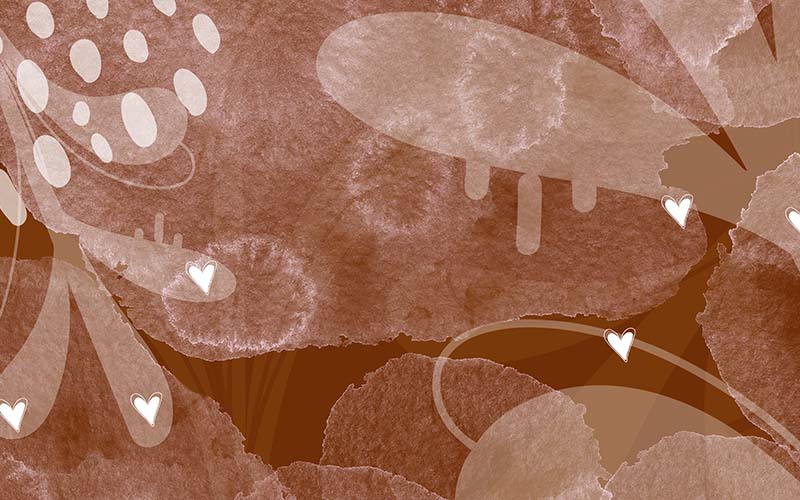 Brown abstract watercolor background