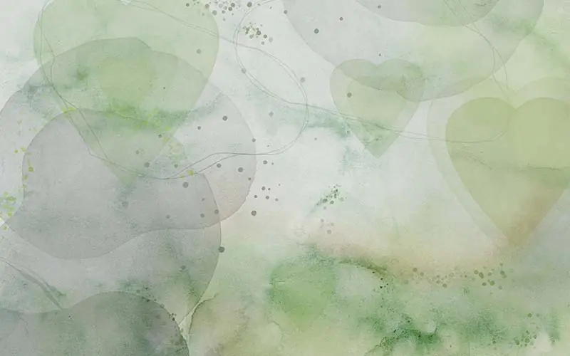 Green abstract watercolor background