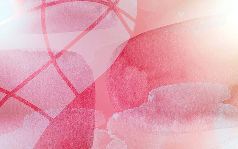 Pink abstract watercolor background in beautiful backgrounds