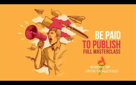 Be Paid To Publish Masterclass - Earn Money For Writing Banner - freelance writing course