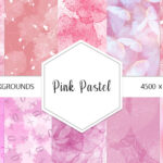 Pink Pastel backgrounds collection in Best Graphic Design Resources