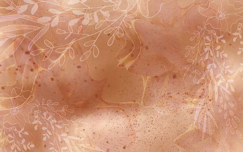 Brown floral background