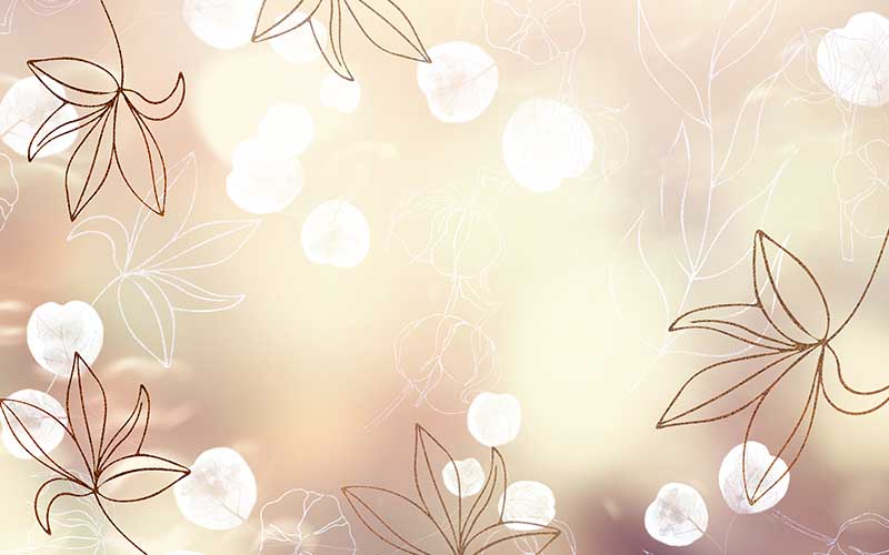 White floral background