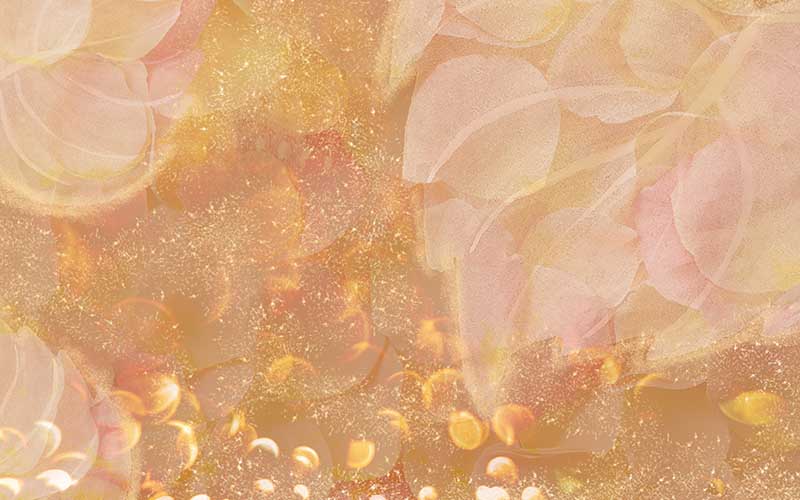 Gold and pink glitter background
