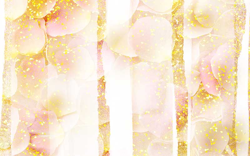 Pink gold and white glitter background
