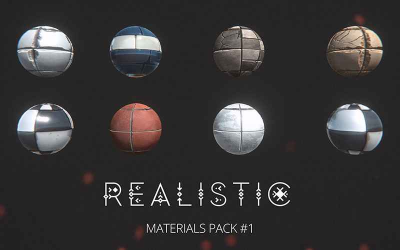 Realistic Materials in games pack